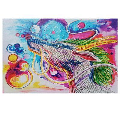 

Animal Skull 30 x 40cm Colorful 5D DIY Special Shaped Diamond Painting Cross Stitch Crystal Rhinestone Embroidery Picture