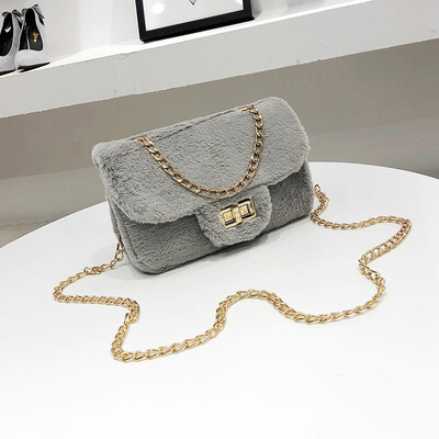 

Tailored Fashion Women Retro Flannel Fabric Hasp Handle Bags Crossbody Bags Shoulder Bags