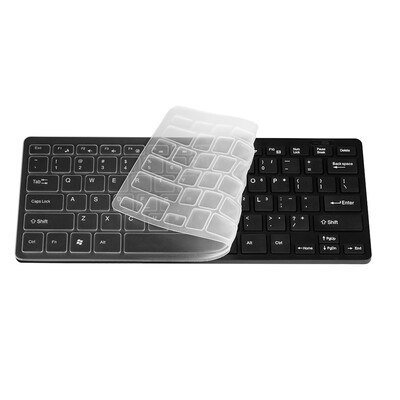 

24GHz Wireless Keyboard Mouse Combo Ultra Thin w USB Receiver Adapter Protective Cover for Desktop Notebook Laptop Android TV Bo