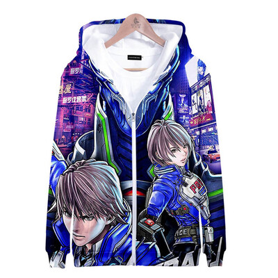 

Herqw61 Unisex Fashion 3D Astral Chain Game Hoodies Jacket Womens Casual Pullovers Zipper Sweatshirt Tracksuit