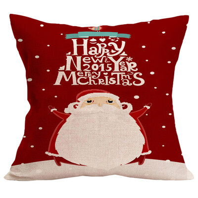 

Tailored Merry Christmas Cushion Cover Square Pillow Case Home Decor