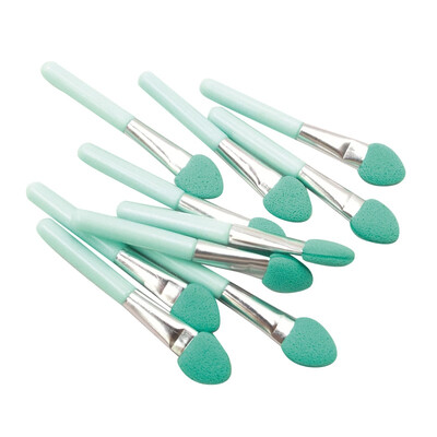 

10Pcs Eyeshadow Applicator Professional Sponge Make Up Supplies Portable Eye Shadow Makeup Brushes Cosmetic Tools