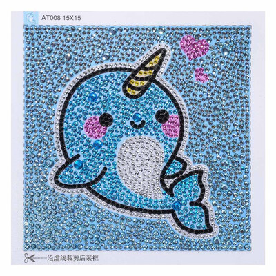 

Gobestart DIY Full Diamond Cartoon Painting Special Diamond Shaped Rhinestone Embroidery