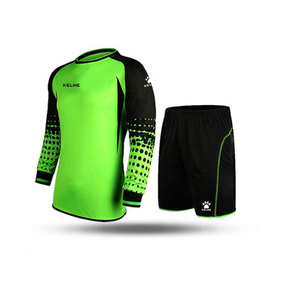 

KELME Mens Goalkeeper Long Sleeves Jersey & Shorts Suit