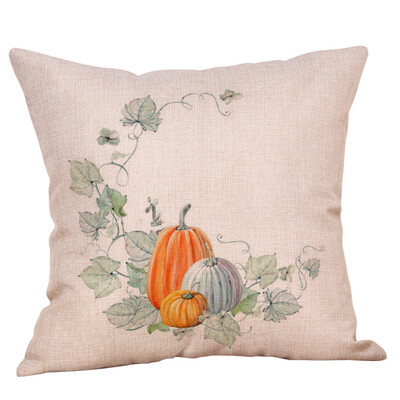 

Tailored Happy Thanksgiving Day Throw Pillow Cases Cafe Sofa Cushion Cover Home Decor A
