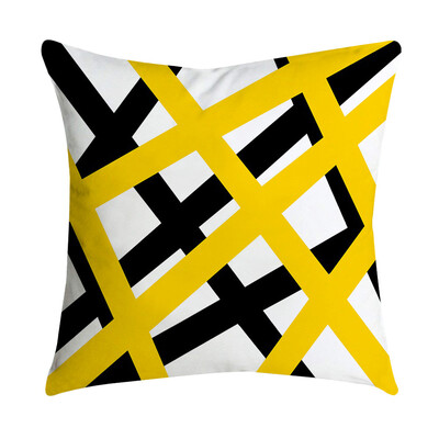 

〖Follure〗Pineapple Leaf Yellow Pillow Case Sofa Car Waist Throw Cushion Cover Home Decor
