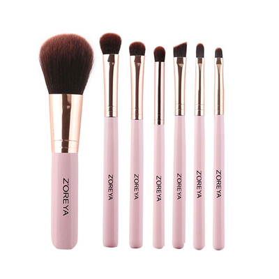 

7pcs Cosmetics Brushes Loose Powder Foundation Eyeshadow Lips Concealer Cream Makeup Brushes