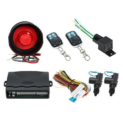 

NEW CAR ALARM 2 DOOR REMOTE CENTRAL LOCKING KIT WITH SHOCK SENSORIMMOBILISER