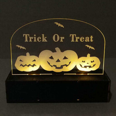 

Toponeto Haunted House Witch Pumpkin Man Shaped LED Lights Home Festival Party Decoration
