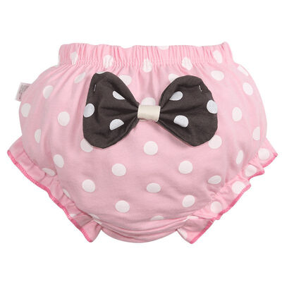 

Kids Girls Underwear Baby Toddler Girl Cotton Cute Breathable Soft Dot Print Underwear Panties Briefs with Bowknot 2019 New