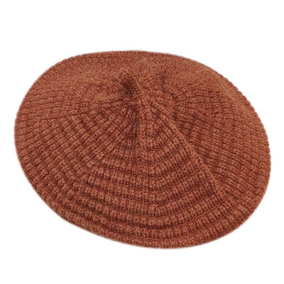 

Autumn Winter Fashion Wool Knitting Baby Girl Hats Retro Kids Toddler Beret Caps