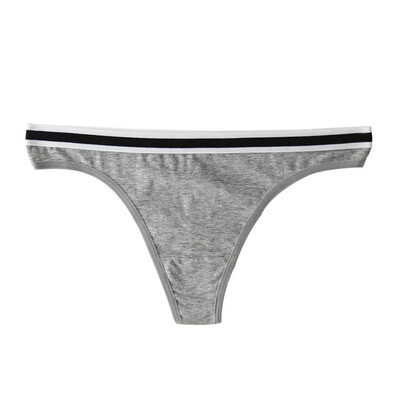 

Patchwork Ladies Cotton Thongs -XXL Low Waist Panties Underwear Women Super Soft G-string