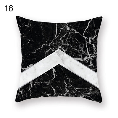 

Marble Grain Love Happy Pillow Case Cushion Cover Sofa Bed Car Cafe Office Decor