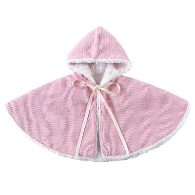 

Baby Girls Fashion Solid Cartoon Wing Hooded Clothing Cloak Coats Kids Soft Cotton Wool Autumn Winter Warm Cute Coats