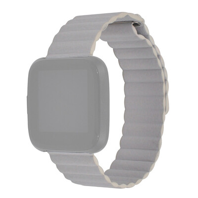 

〖Follure〗Luxury Leather Wrist Watch Strap Band Buckle Replaceme For Fitbit versa Lite