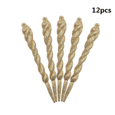 

Simulation Icicle Xmas Tree Hanging Ornament Winter Frozen Party Hanging Decoration