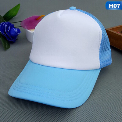 

Chic Unisex Women Men Adjustable Baseball Cap Summer Solid Color Plain Blank Mesh Sports Cap Visor Hat
