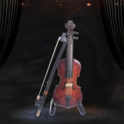

YIWULA112 16 Toy House Miniature Scene Model Musical Instrument Violin Pretend Toy