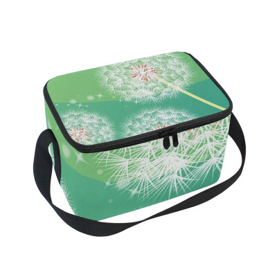 

ALAZA Lunch Box Insulated Lunch Bag Large Cooler Tote Bag Dandelion Pattern for Men Women Girls Boys