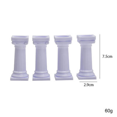 

4pcs Pillars Wedding Cake Stands Cake Decorating Tools Multi-layered Roman Column Support Stand Decor 75cm 125cm 17cm