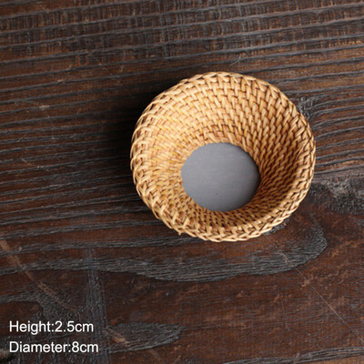 

Japan Teaism Decorative Tea Strainers Bamboo Rattan Gourd Shaped Tea Leaves Funnel for Tea Table Decor Tea Ceremony Accessories