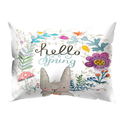 

〖Follure〗Print Pillow Case Polyester Sofa Car Cushion Cover Home Decor 30 X 50cm