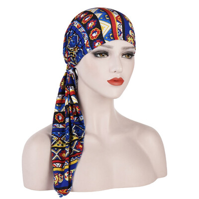 

1 Pc Women Muslim Hijab Cancer Chemo Hat Turban Cap Cover Hair Loss Head Scarf Wrap