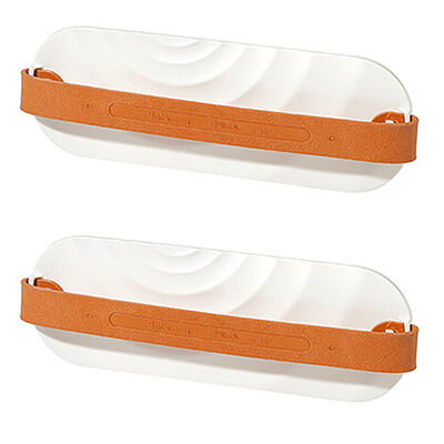 

Toponeto Wall-Mounted Shoe Rack Storage Rack Adhesive Household Slippers 2PC