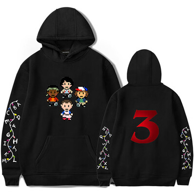 

Herqw61 Womens Stranger Things Movie Fans Hoodie Long Sleeve Pullover Sweatshirt