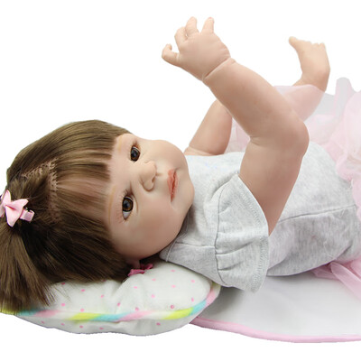 

New Arrival Reborn Baby Doll Waterproof 57 cm 23 Realistic Babies Full Vinyl Dolls Girl or Boy Wear Gold Pants Kids Xmas Toys