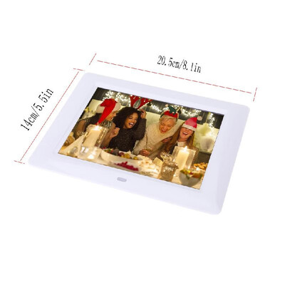 

7 HD TFT-LCD Digital Photo Frame with Slideshow Clock MP3 MP4 Movie Player with Remote Desktop