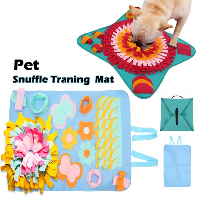 

Dog Interactive Toys Pet Snuffle Feeding Mat Dog Nosework Traning Mat Stress Release Encourages Natural Foraging Skills