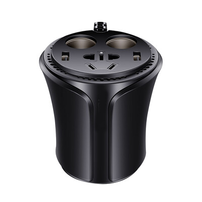 

Car Charger Quick Charge USB Cup Holder Adapter Dual Socket Lighter Splitter Cigarette Extender Multi Ports