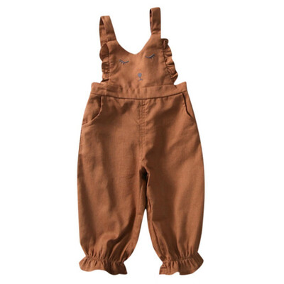 

Autumn Baby Boy Suspender Pants Children Cotton Cartoon Pattern Pants Overalls Trousers Clothes