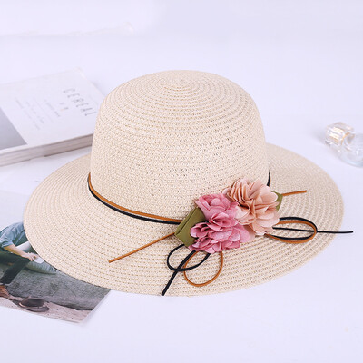 

Beach hat sunshade straw hat big brim hat foldable straw hat woman Xia Xiaoqing Korean version of Baitao holiday cap
