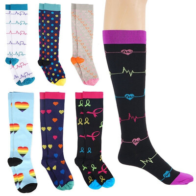 

8PCS Compression Socks 15-20 MmHg Is Best Athletic&Medical for Men & Women Running Flight Travel Nurse Pregnant