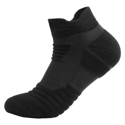 

1pair Running Socks Sports Basketball Football Cycling Men Women Anti Slip Breathable Moisture Wicking Thick Seamless Athletic