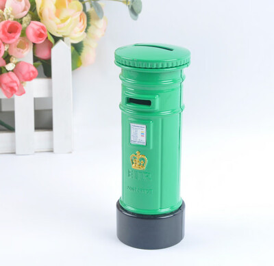 

Posting boxes London tourist souvenirs metal mailboxes savings cans