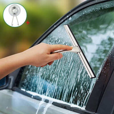 

Shower Squeegee Stainless Steel Window Squeegee Window Wiper Shower Wiper