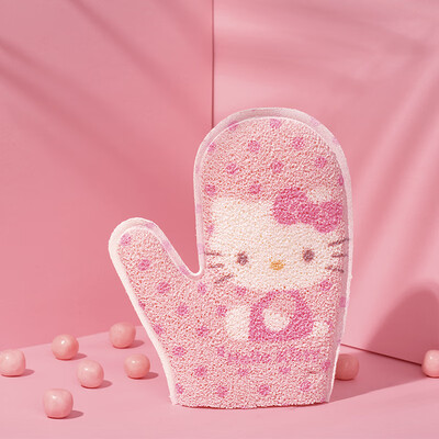 

Beijing Tokyo made HELLO KITTY bathing gloves bathing bathing ball bathing bathing foaming bathing supplies bathing bathing bathing bathing equipment