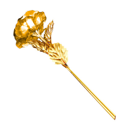 

Beautiful Gold-Plated Rose Elegant Everlasting Rose Flower Unique Anniversary Birthday Gift