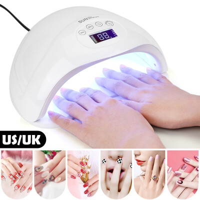 

Double Light Sources 24LEDs Nail Dryer Lamp Nail Phototherapy Machine Smart UV Quick-Drying Nail Lamp Light Nail Manicure Tool