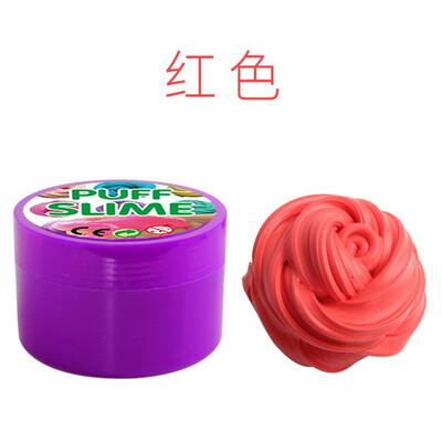 

Suave espuma de lodo arcilla bola suministros DIY luz suave de algodón encantos Baba frutas Kit de nube de estrés juguetes de los