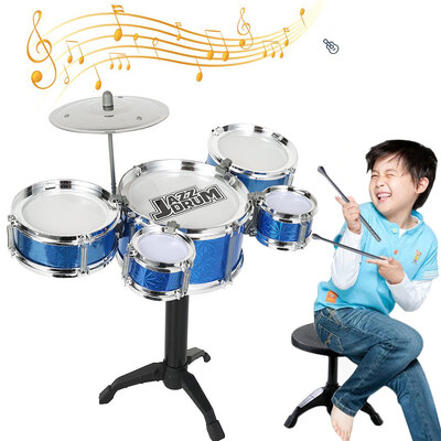 

Childrens trumpet 5 drum simulation jazz drum child intelligence