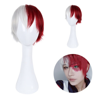 

My Hero Academia Boku No Hiro Akademia Shoto Todoroki Shouto Cosplay Wig