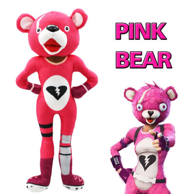 

Fortnite Game Doll Pink Bear Gifts for Baby or Gamer Toys