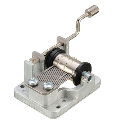 

Mini Hand Cranking Music Box Machine Core Movement DIY Music Box Tools Decorative Collectibles