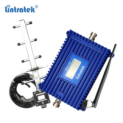 

GSM 70db celular signal repeater with LCD display 2G 900Mhz mobile signal booster UMTS cellphone amplifier for home use10