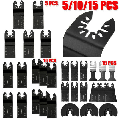 

Willstar 51015Pcs Oscillating Multitool Saw Blade Bi-metal Wood Mix Carbon Steel Coarse Cutter Saw Blades