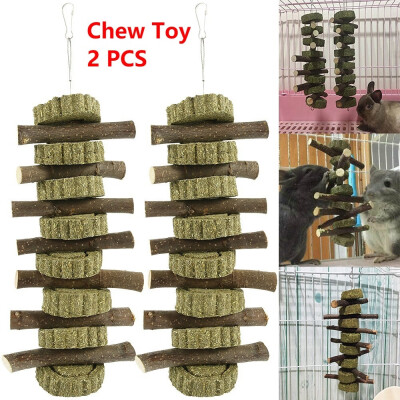 

Hamster Chew Toy Apple Wood Sticks Twigs Cleaning Teeth Pet Playing Small Pets Rabbit Guinea Pig Parrot Toys